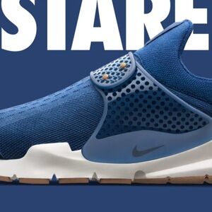 Nike Men's Blue Slip-On Sneakers, LIKE NEW